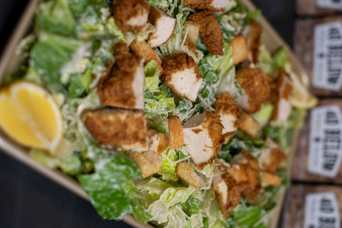Caesar Salad with Chicken 40 Below Public House