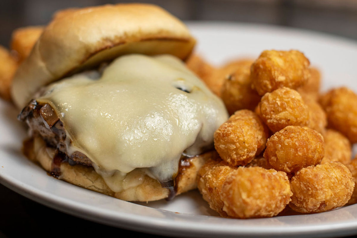Mushroom Swiss Burger 40 Below Public House