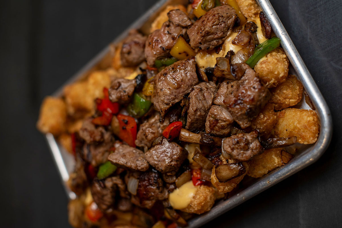Philly Cheesesteak Tots 40 Below Public House
